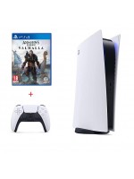Pack Playstation 5 Sony Standard Edition + PS5 Manette Dual Sense + Jeu Assassin’s creed Valhalla P5